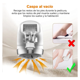 thumbnail image 4 of Removedor De Callos Electrico 25 Piezas Malubero, Blanco Dorado, 4 of 5