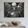 thumbnail image 4 of GOSMITH  Bat Skull Tapestry Gothic Mystic Eye Tapestries Octopus Skeleton Tapestry Black and White Tapestry Tree of Life Tapestry Wall Hanging for Bedroom, Living Room, 4 of 7