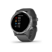 Garmin vvoactive 4 - GPS Smartwatch - Silver with Gray Band