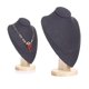 thumbnail image 4 of Soporte de exhibición de joyería Base de collares busto cadena gargantilla titular MANIQUÍ para MUJER decoración para hogar Negro L Salvador organizador de soporte de joyería, 4 of 10