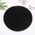 thumbnail image 2 of Beret Hat Wool French Beanie Hat Outdoor Hat Winter Hat Fashion Lady Hat, 2 of 8