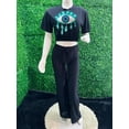 thumbnail image 1 of Conjunto De Ojo Turco Blusa Y Pantalón Acampanado Color Negro Talla Unitalla Marca Emil SaEs, 1 of 4