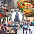 thumbnail image 2 of Foldable Waterproof Tote Shopping Bag Hand-held for Grocery Storage Bags Pearlescent, 2 of 6