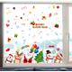 thumbnail image 3 of Pegatinas navideñas para ventanas, 9 hojas, decoraciones navideñas removibles, Papá Noel, copos de nieve, renos, pegatinas navideñas, ventana electrostática, pegatina navideña DIY para ventana de invierno, escaparate, ventana estilo 1 ER, 3 of 4