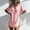 Pink, variant on Women Cotton Swimsuit Coverup Shirt Dress Button Down Bathing Suit Cover Up Beach Vacation Outfits