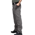 thumbnail image 4 of hoksml Pantalon Cargo Ripstop pour Hommes Couleur Unie Multiples Poches Pantalon Tactique de Randonnée Pantalon de Travail Militaire Liquidation d'Été, 4 of 7