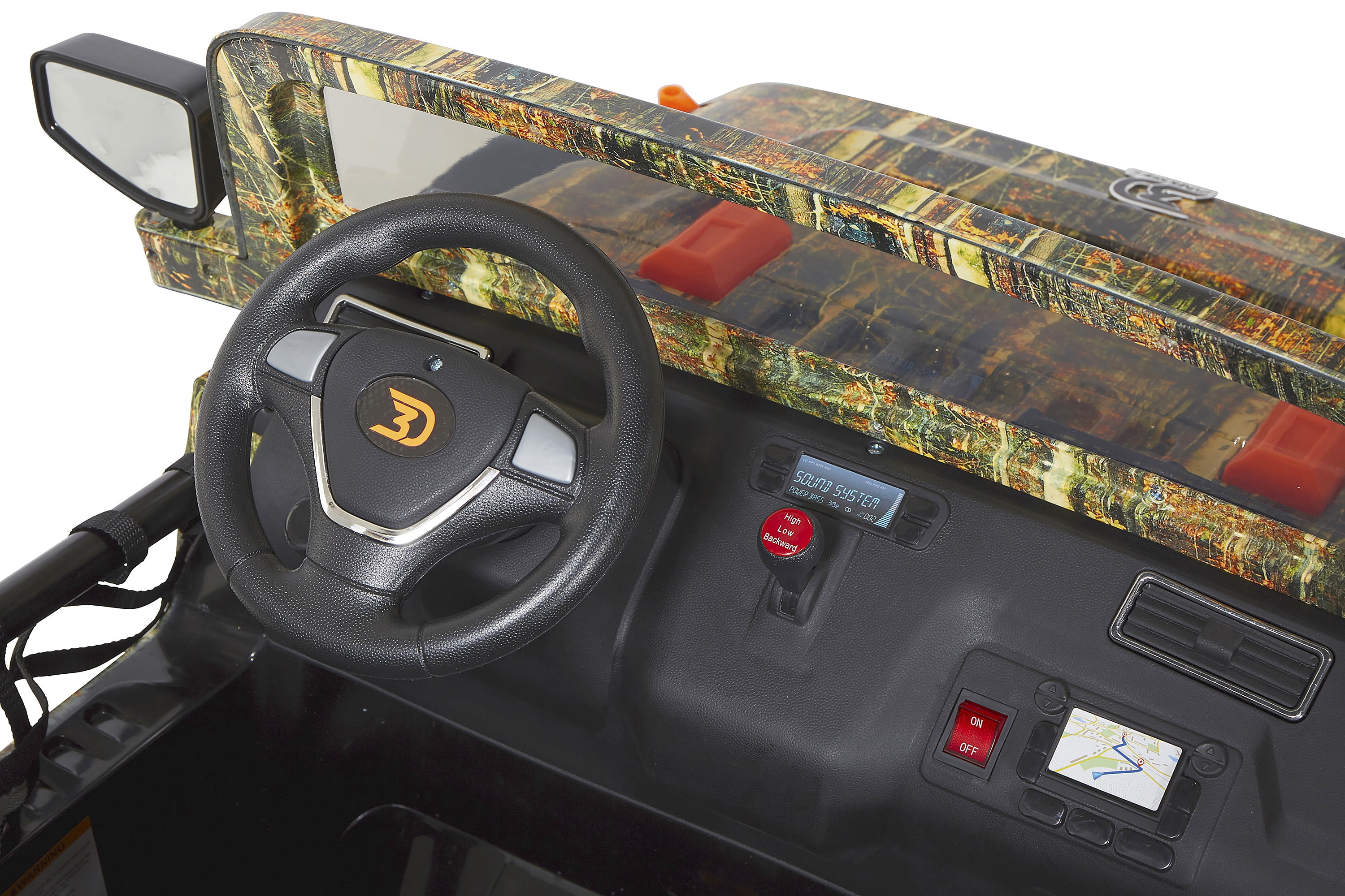12 Volt Camo 4x4 Ride On Toy