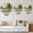 thumbnail image 4 of Designart 'Cabin In The Mountains' Cabin & Lodge Wall Clock, 4 of 5
