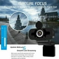 thumbnail image 4 of 1080P Webcam,Live Streaming Web Camera with Stereo Microphone, Desktop or Laptop USB Webcam, 4 of 6