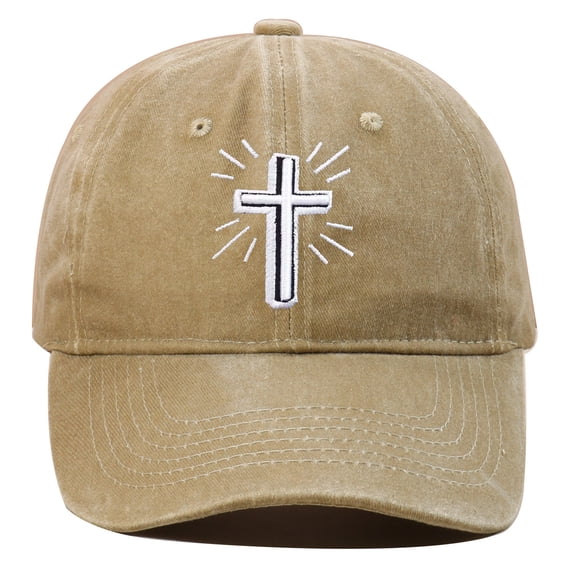 AJGRHE Embroidered Outdoor Baseball Caps Classic Dad Hat Design for Sports Casual Wear Basketball Hop Style Adjustable Unisex Seasonal Use Khaki One Size