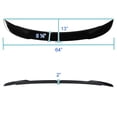 thumbnail image 4 of Spec-D Tuning Glossy Black Factory Style Rear Trunk Spoiler Wing Compatible with 2015-2021 Dodge Charger, 4 of 6