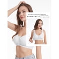 thumbnail image 6 of Xuanfei Women Front Hook Closure Posture Wireless Back Support Full Coverage Bra, 6 of 8
