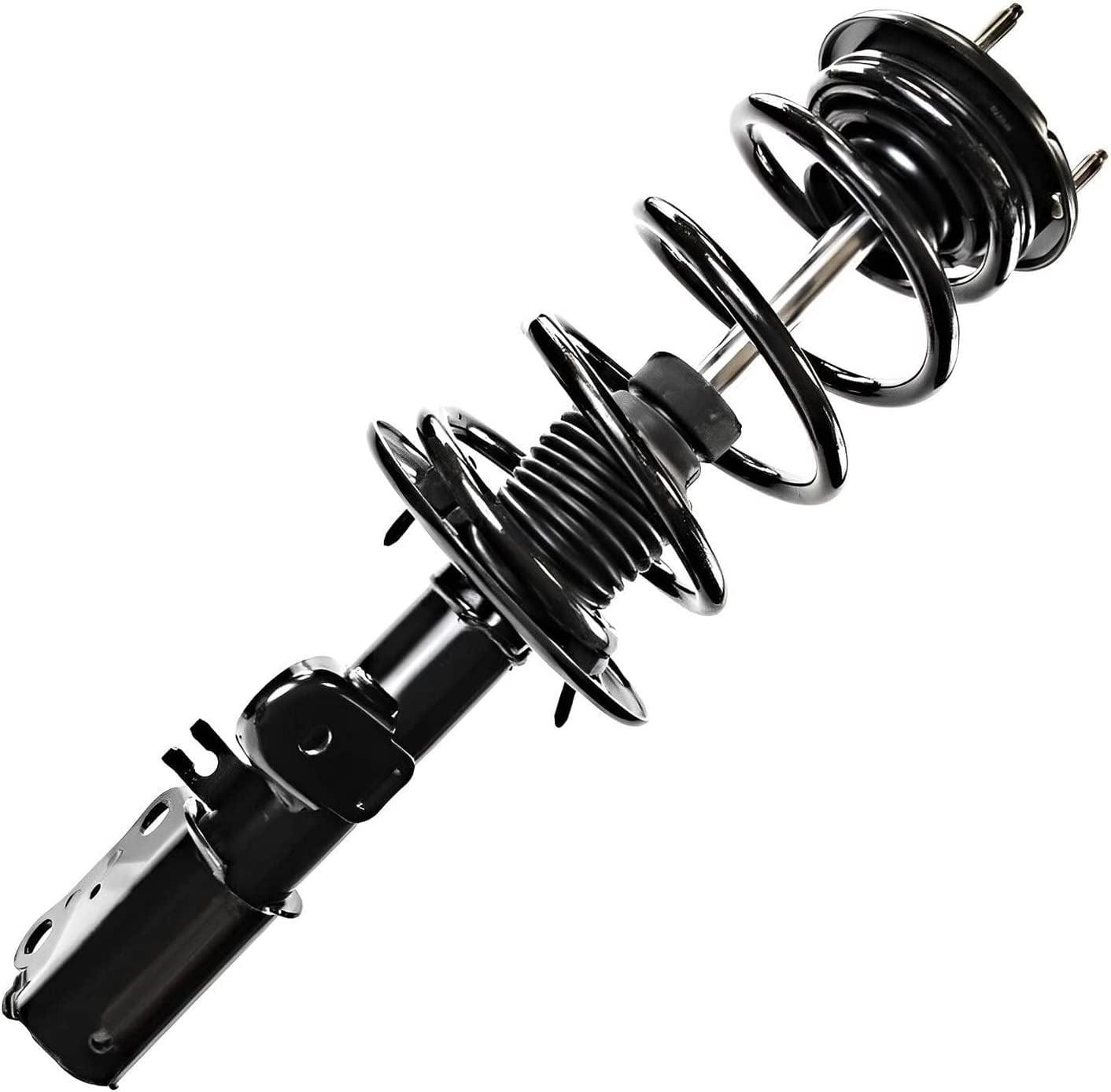 Detroit Axle - 2pc Front Struts for 2013-2019 Ford Flex Lincoln MKT, Struts with Coil Spring Assembly Replacement