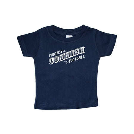 

Inktastic Fantasy Footbal Commish in White Text Gift Baby Boy or Baby Girl T-Shirt