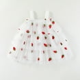 thumbnail image 4 of JCCXIN Toddler Kid Girls Dresses Tulle Sleeveless Strapless Tiered Tutu Ball Gown Dance Princess Birthday Wedding Crew Neck Sweet Party Sundress,White,18-24 Months, 4 of 7