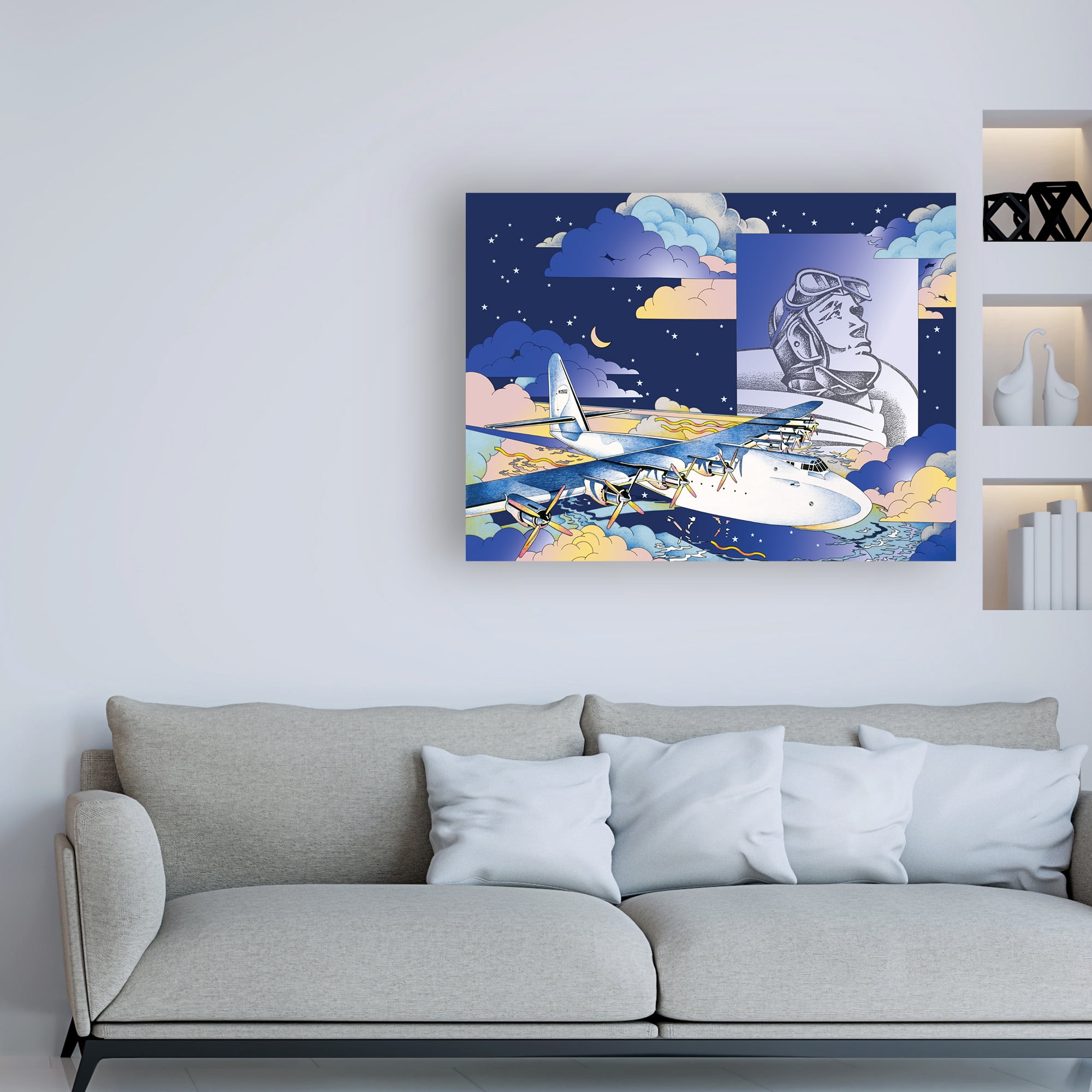 Trademark Fine Art 'Spruce Goose' Canvas Art by David Chestnutt