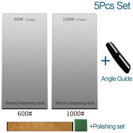 

Diamond Knife Sharpener 170*75MM Sharpening Stone Grit 80~3000# Whetstone Professional Knive Grinding Edge Tool Anti-skid Base