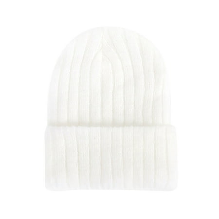 

Mieeyali Baby Kids Knitted Hat Soft Warm Elastic Solid Casual Daily Winter Cap for Girls Boys