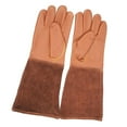 thumbnail image 1 of jinwen Industrial Work Gloves with Particles for Sandblasting Cabinets - Brown, XL, 1 of 9