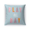 thumbnail image 1 of PLAY ALL DAY BLUE Accent Pillow By Kavka Designs, 1 of 3