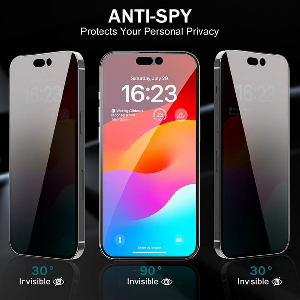 Film / Protection en Verre Trempé Anti - Espion iPhone 11 Pro