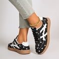 thumbnail image 6 of Willtoo Womens Sneakers Polka Dot Round Toe Lace Up Flats Lightweight Fashion Non Slip Walking Shoes for Daily Outdoor Wear, 6 of 6