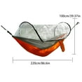 thumbnail image 6 of Lifetechs Camping Hammock with Gnats Net 200Kg Breathable Lightweight Portable Single Hammock with Tree Straps Easy Setup Indoor Outdoor Hiking Hammock, 6 of 8