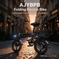 thumbnail image 5 of 14IN Folding ebike,500W Motor up to 20 mph Range 30 mile with 36V 12Ah Removable 432Wh Battery Dual brakes Electric bike for Adults ,UL 2849, 5 of 9