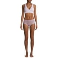 thumbnail image 3 of No Boundaries Juniors' Seamless V-Neck Bralette, 3 of 7