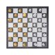 thumbnail image 4 of FELTECHELECTR 1 juego de ajedrez magnético plegable, juego de mesa educativo, rompecabezas, juego de ajedrez plegable para niños, niñas y estudiantes (patrón dorado y plateado)., 4 of 6