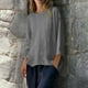 thumbnail image 2 of Camisetas para mujer,Cárdigan con capucha de invierno para mujer, suéter de poliéster de manga corta, informal, largo medio, color liso, sopatenor, 2 of 9