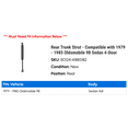 thumbnail image 2 of Rear Trunk Strut - Compatible with 1979 - 1985 Oldsmobile 98 Sedan 4-Door 1980 1981 1982 1983 1984, 2 of 2