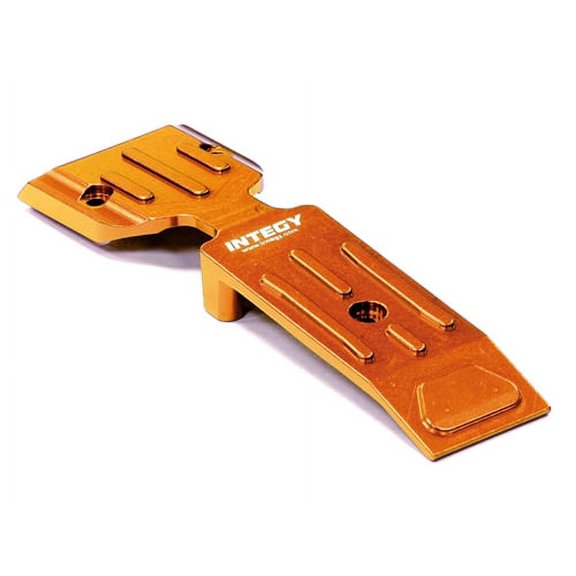 Integy RC Toy Model Hop-ups T4128ORANGE Billet Machined Aluminum Front Mid Skid Plate 1/10 E-Revo & Revo 3.3