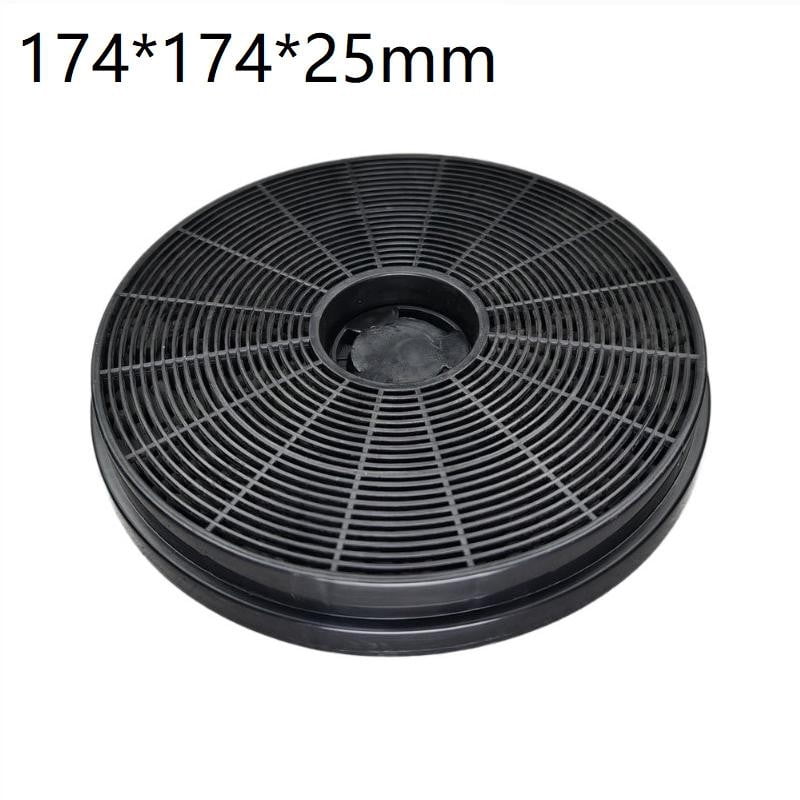 yaaqii 2PCS Kitchen Filter Range Hood Activated Carbon Filter 174mm*174mm*25mm Filter