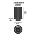 thumbnail image 2 of AEM 21-2039BF Universal DryFlow Clamp-On Air Filter: Round Tapered; 3 in (76 mm) Flange ID; 9.25 in (235 mm) Height; 6 in (152 mm) Base; 5.125 in (130 mm) Top, 2 of 2