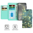 thumbnail image 3 of CoverON For Samsung Galaxy S25+ / Galaxy S25 Plus Wallet Case, RFID Blocking Vegan Leather 6x Card Slot Holder Cover Flip Folio Phone Pouch, Almond Blossom Art, 3 of 7