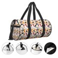 thumbnail image 3 of Saiise Mignons Chats pour Sac de Voyage Rond Grande Capacité Sac de Sport Pliable Léger en Toile, 3 of 6