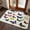 Multicolor, variant on Small Door Mat Indoor Outdoor 15.7"x23.6",Fall Pumpkins Absorbent Non Slip Entry Rug,Black Checkered Check Bow Thanksgiving Low Profile Welcome Mat for Front/Side Door Apartment Entrance Bathroom