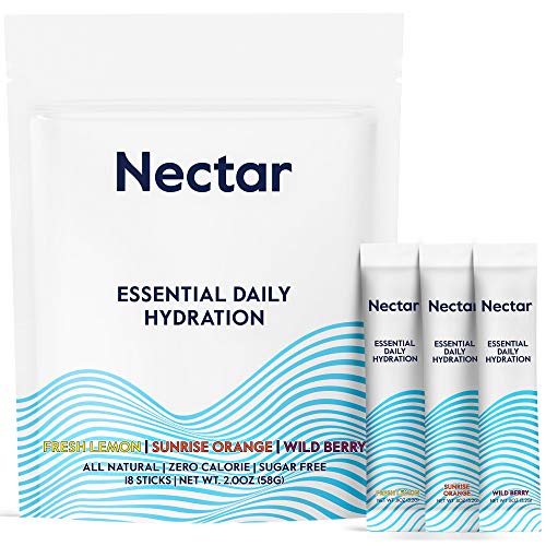 Nectar Hydration Powder Packets Organic Electrolyte Powder No Sugar