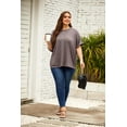 thumbnail image 4 of Women Oversized T-Shirt Summer Casual Short Sleeve Loose Tee Tops, 4 of 5