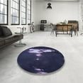 thumbnail image 4 of Ahgly Company Machine Washable Indoor Rectangle Transitional Night Blue Area Rugs, 2' x 3', 4 of 7