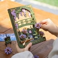 thumbnail image 4 of Rolife Glittering Water Lily Wall Art 3D Wooden Puzzle for Adult Gift, 4 of 8