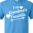 thumbnail image 4 of Inktastic I'm Grandma's Favorite with Arrow and Hearts T-Shirt, 4 of 5