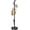 Black-8 Hooks, variant on Coat Rack with Natural Marble Base, Metal Coat Racks Freestanding, Modern Coat Rack Stand with 8 Hooks& Umbrella Holder, Black Coat Clothes Tree Hats Hanger Stand for Entryway, Hallway