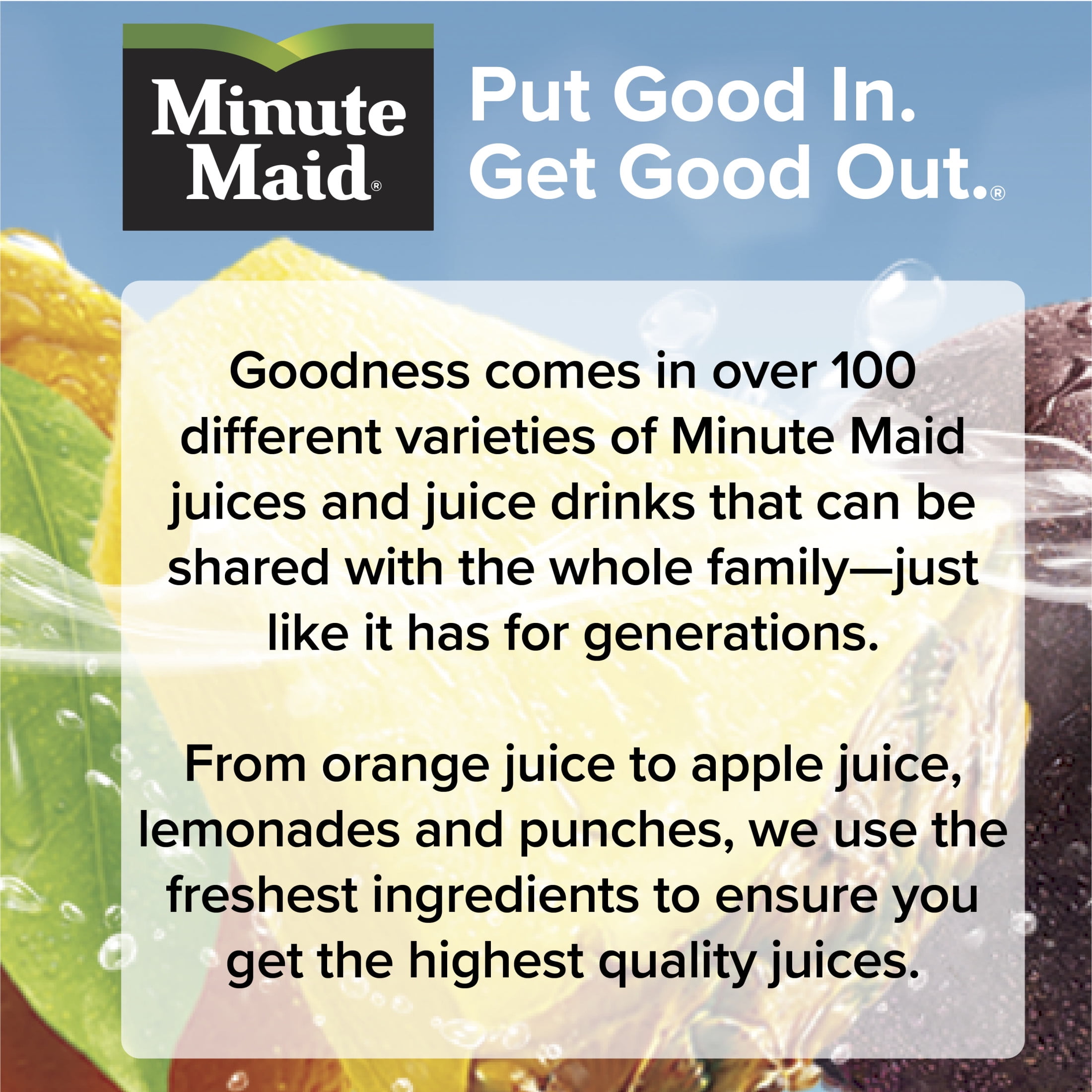 Minute Maid Fruit Punch Juice Drink Bottle, 2 Liters