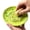 Green Spots- 1PCS, variant on Ceramic Garlic Grater Plate, 4.5" Grating Dish with Textured Grinding Surface, Grater for Garlic, Ginger, Cheese, Carrot, Tomato, Easy Rinse Kitchen Tool