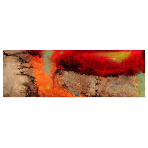 Great BIG Canvas | Rolled Jennifer Goldberger Poster Print entitled Playful Serenity I