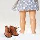 thumbnail image 2 of ColoMX Mini zapatos de simulación, botas de PU, zapatos para muñeca, botas para muñeca, juguete de zapato de imitación, 1 par, 2 of 8