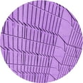 thumbnail image 1 of Ahgly Company Machine Washable Indoor Round Transitional Violet Purple Area Rugs, 5' Round, 1 of 7