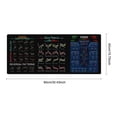 thumbnail image 2 of Peggybuy Investor Computer Desk Mat Stitched Edges Home Stock Market Mouse Pad (Style 4), 2 of 4